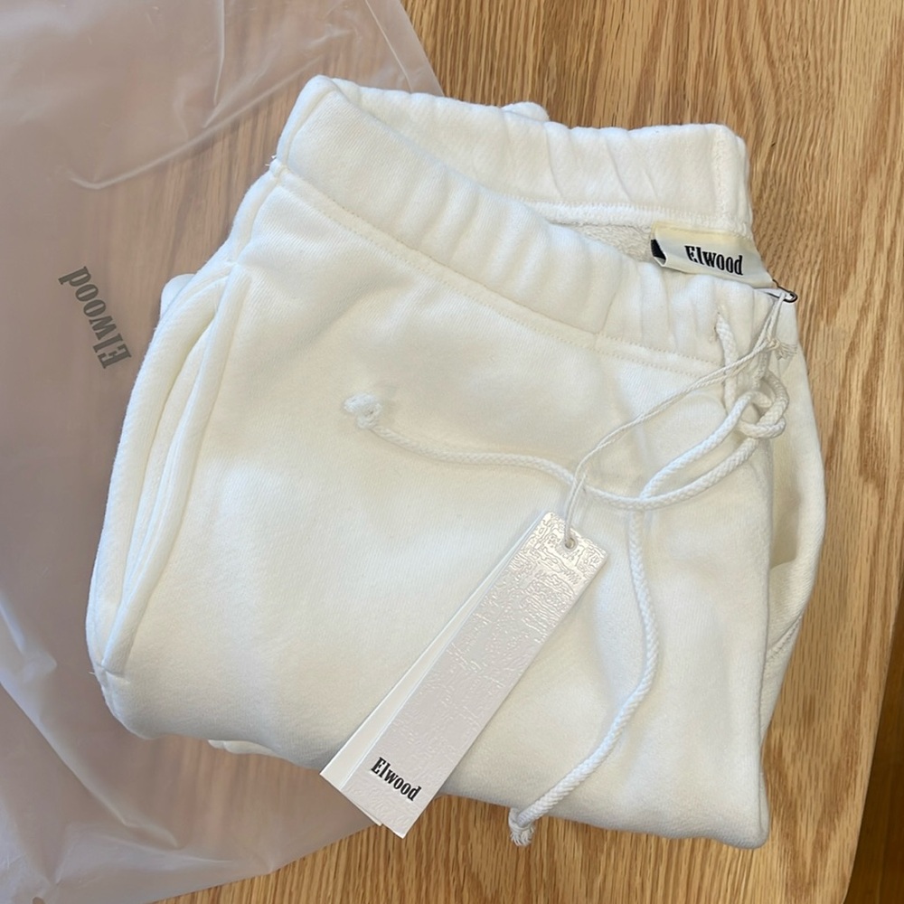 ELWOOD XS white sweatpants